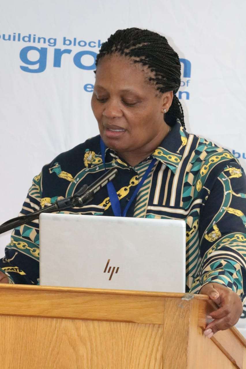 Dr Mbude addresses Senior Management at a two-day Annual Planning Session