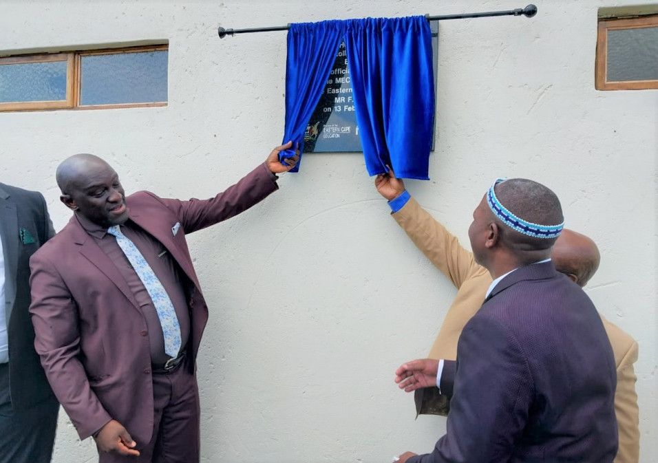 MEC Gade hands-over ablution facility