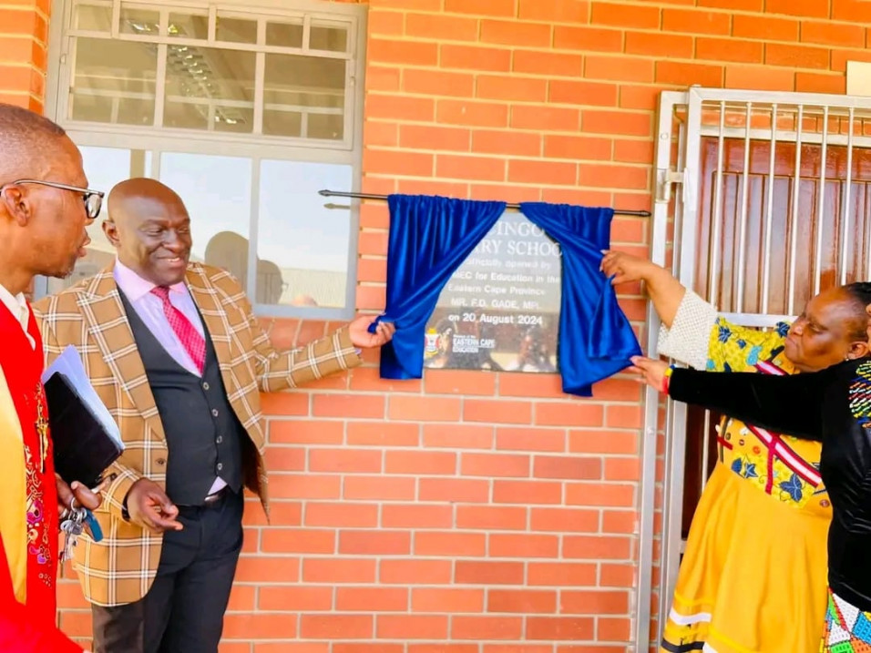 From mud structure to state of the art school for Ngcingo Primary