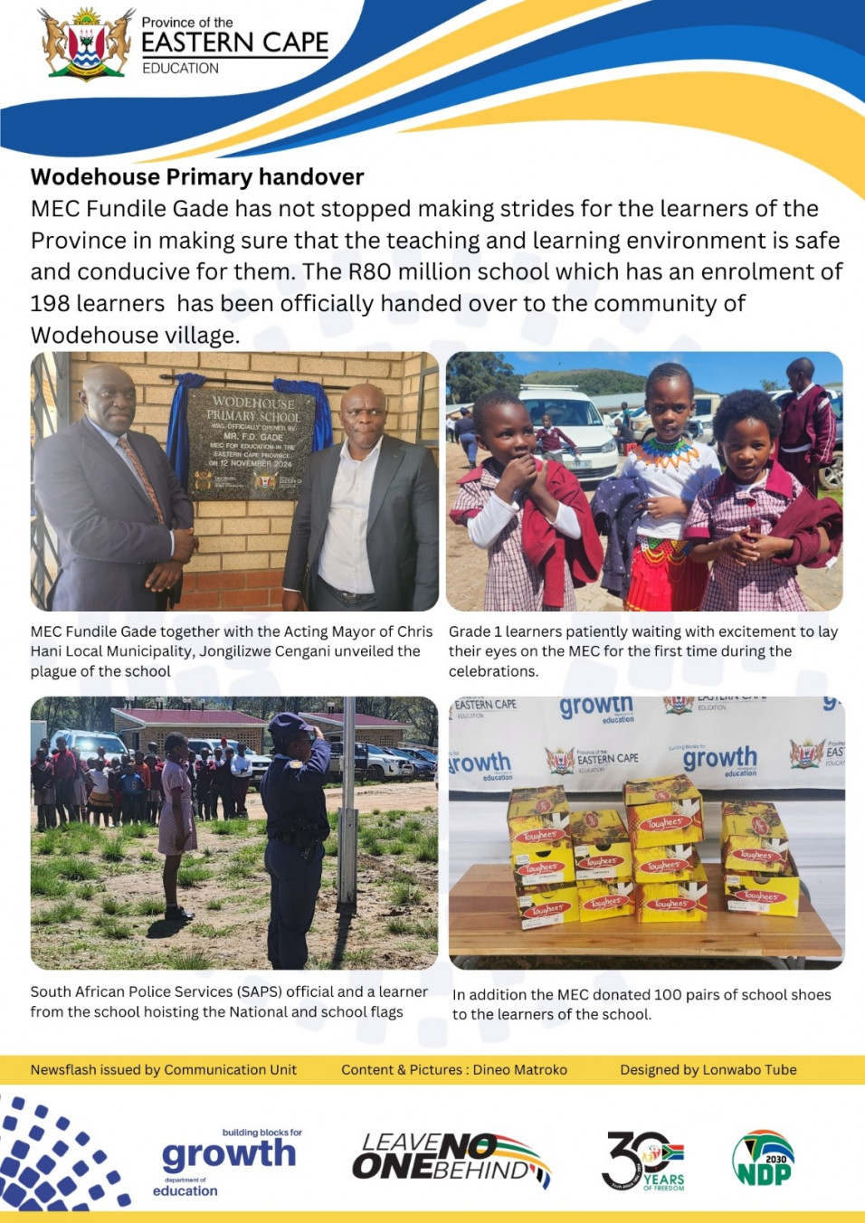 Woodhouse Primary Handover