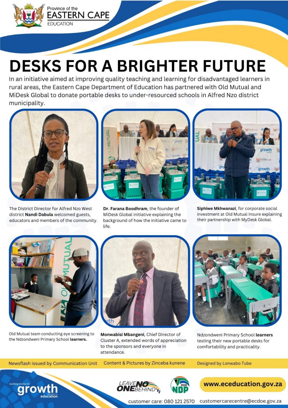 Desks for a brighter future