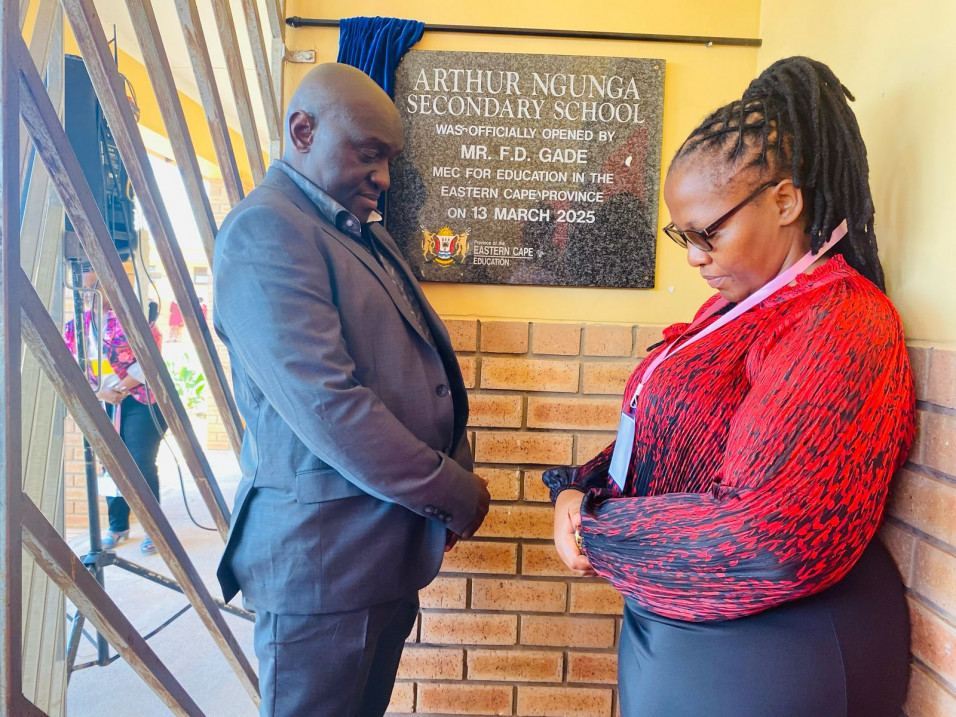 HISTORIC MILESTONE FOR EDUCATION IN THE EASTERN CAPE